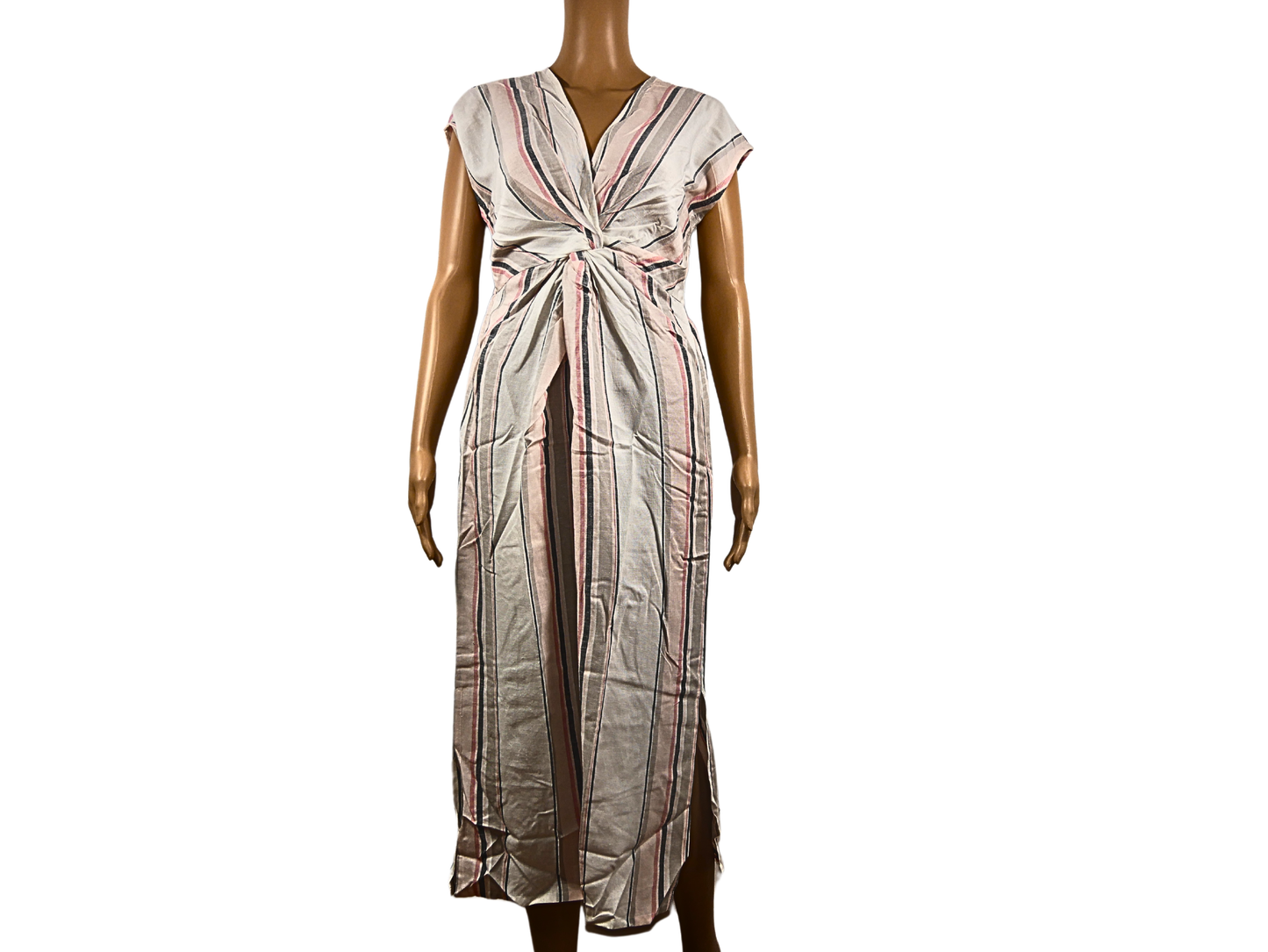 Lascana Gestreiftes mittellanges Kleid