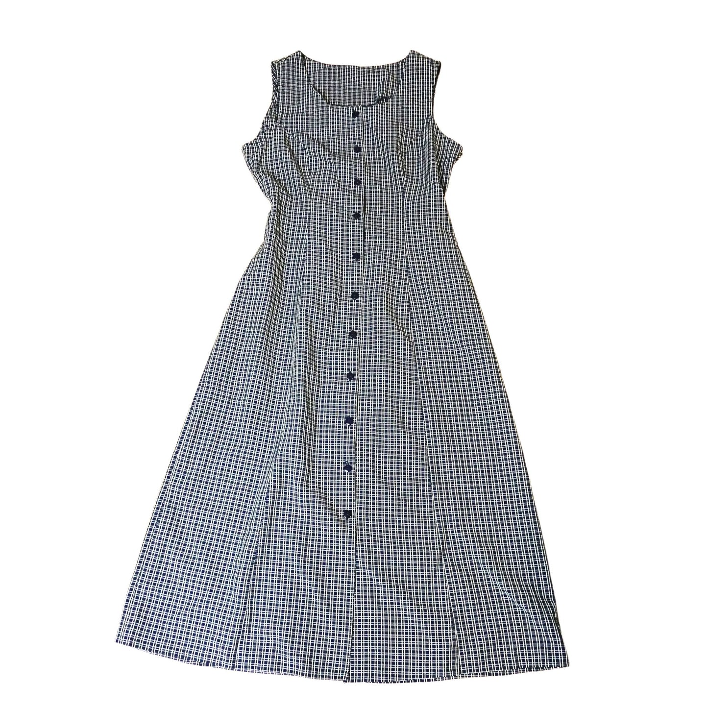Ärmelloses Vintage-Karokleid