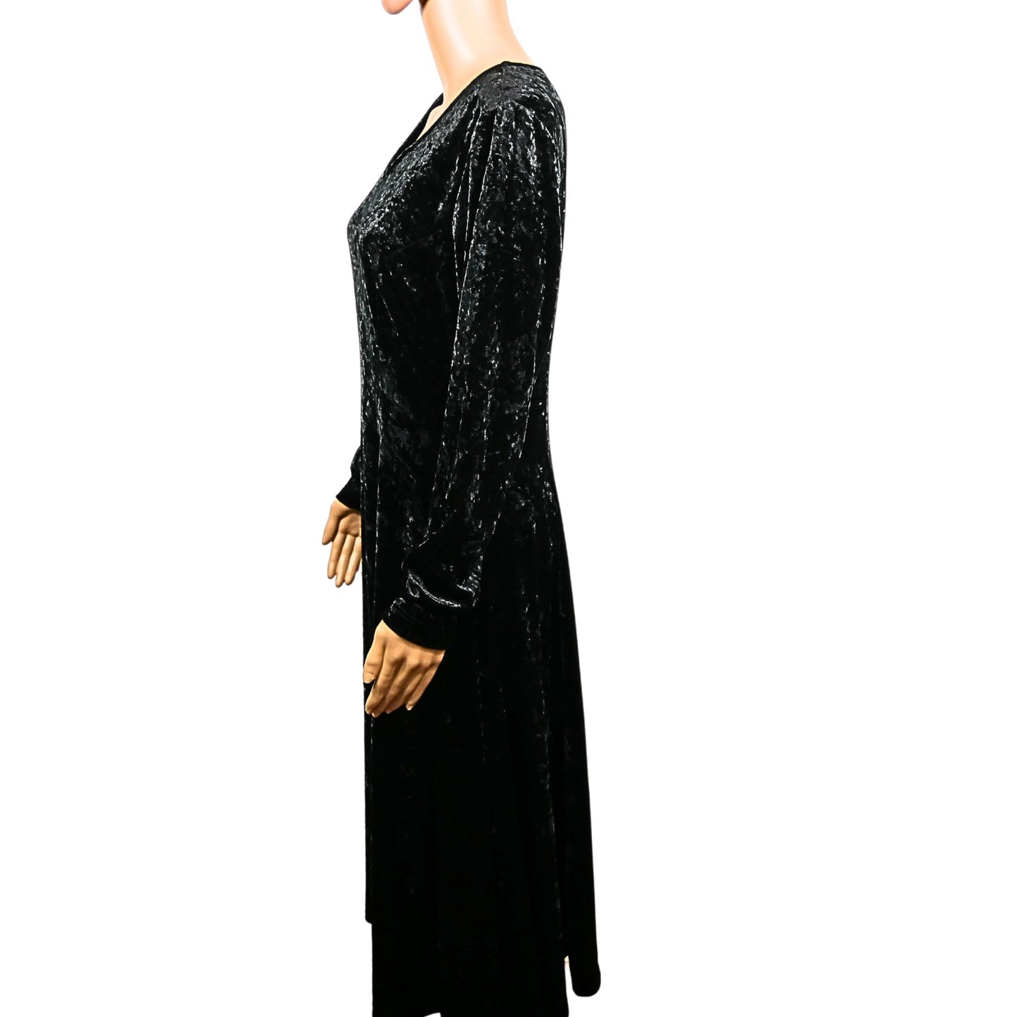 Vintage velvet midi dress