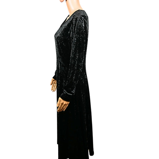 Vintage velvet midi dress