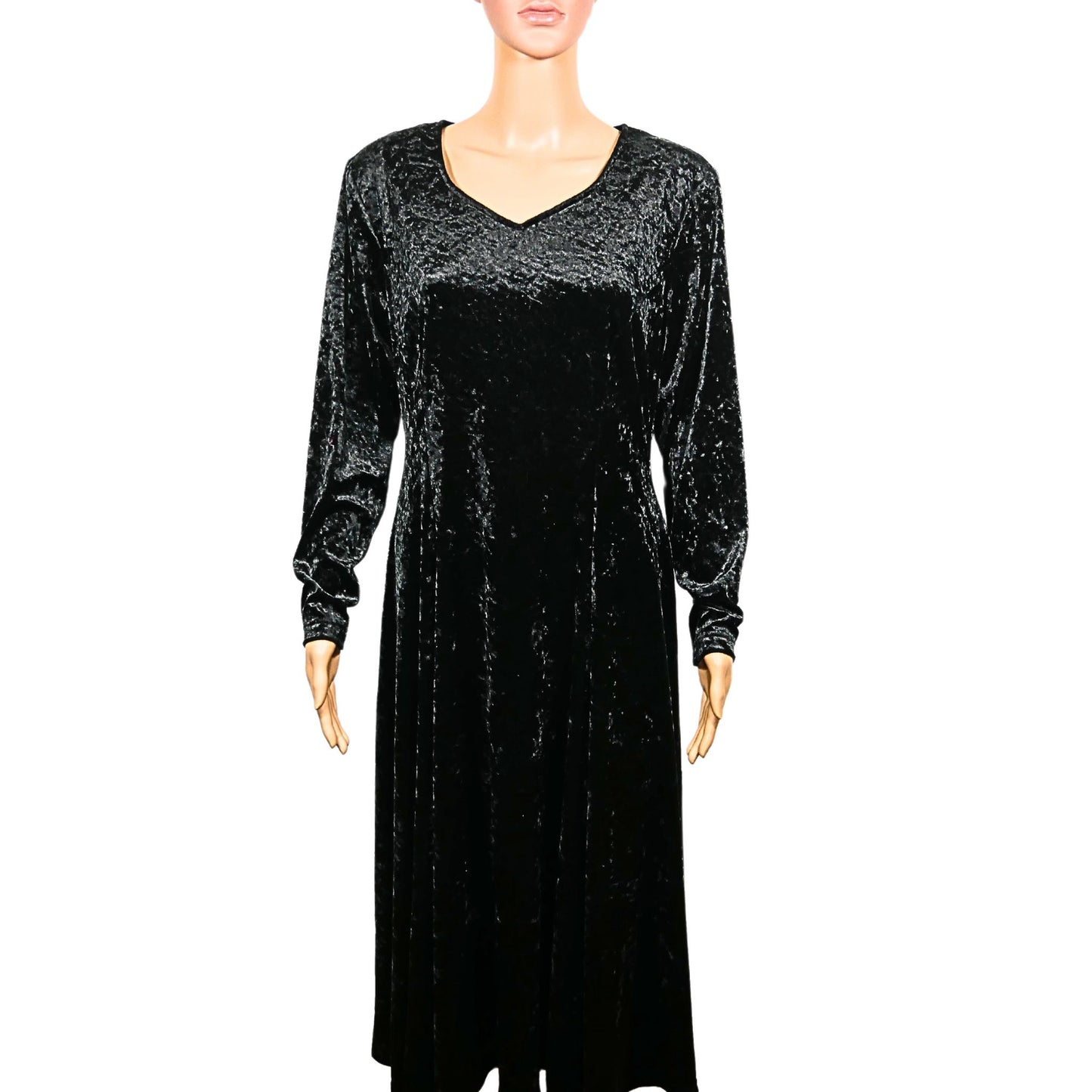 Vintage velvet midi dress