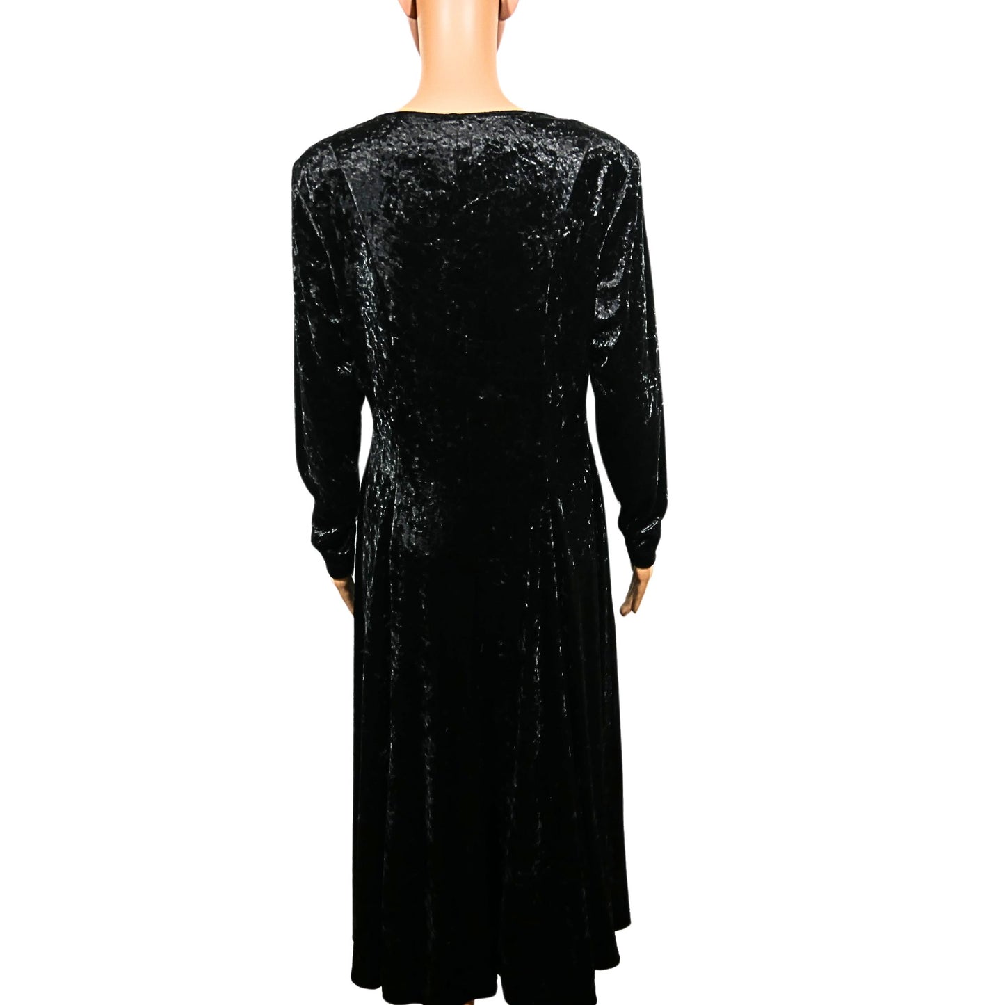 Vintage velvet midi dress