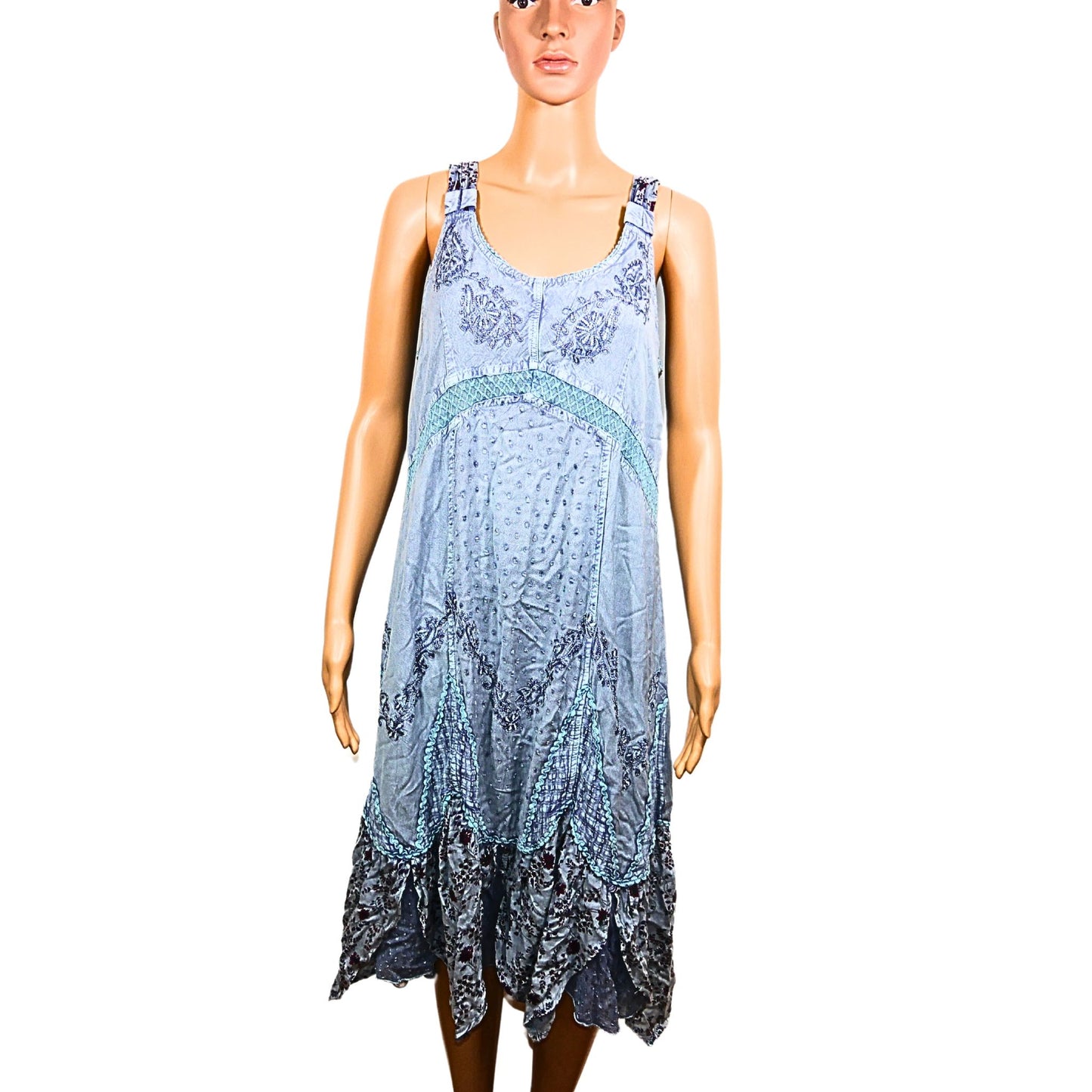 Ärmelloses Vintage-Kleid