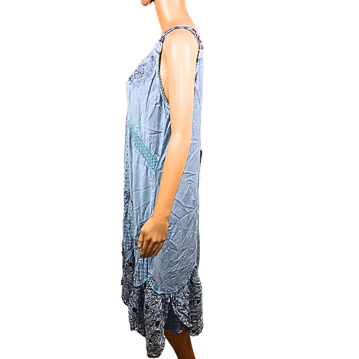 Ärmelloses Vintage-Kleid