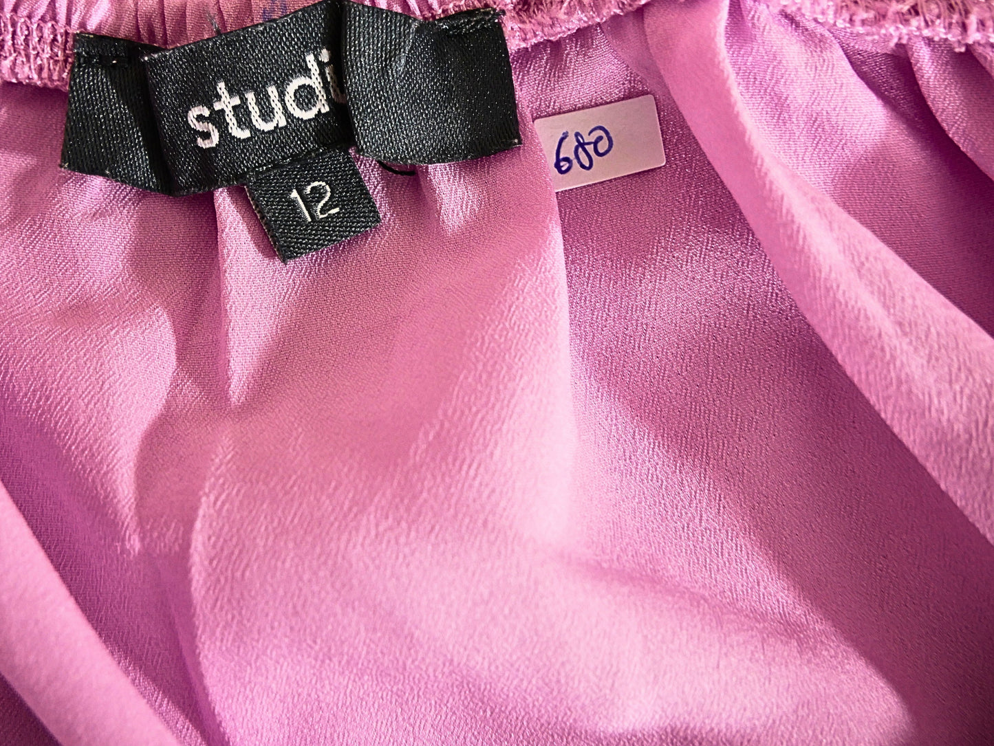STUDIO Women's Elegant Short Sleeve Blouse