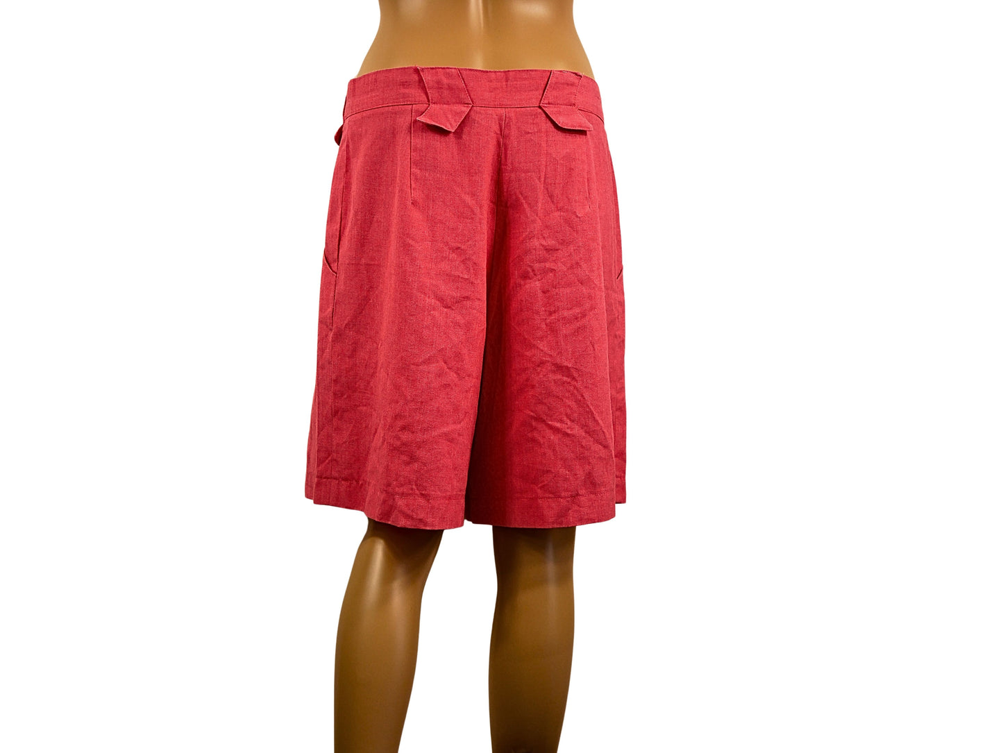 Vintage red Bermuda shorts