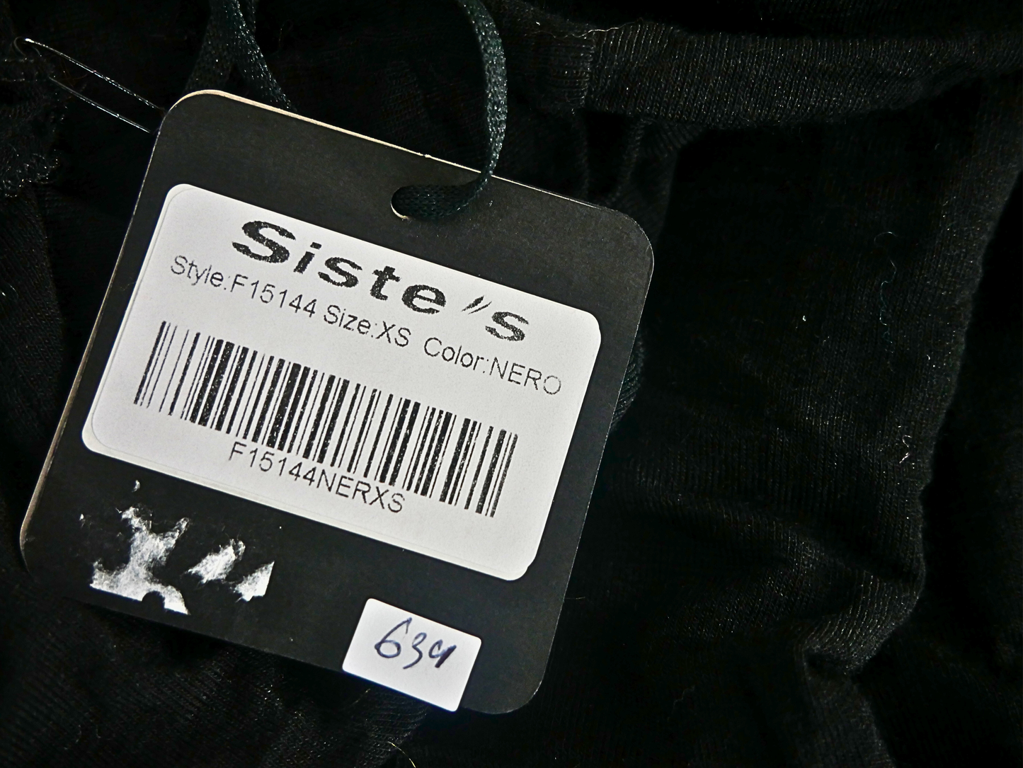 Sistes leichter schwarzer Pullover für Damen