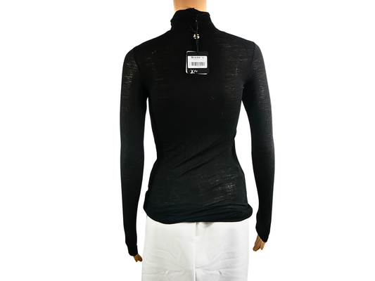 Sistes leichter schwarzer Pullover für Damen