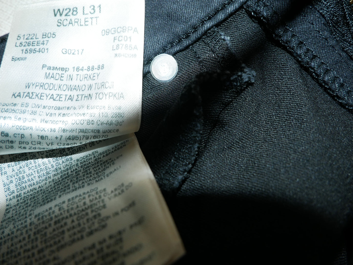 Jean slim stretch noir Lee