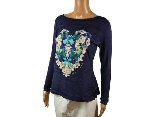 Bedrucktes Langarmoberteil von Ted Baker