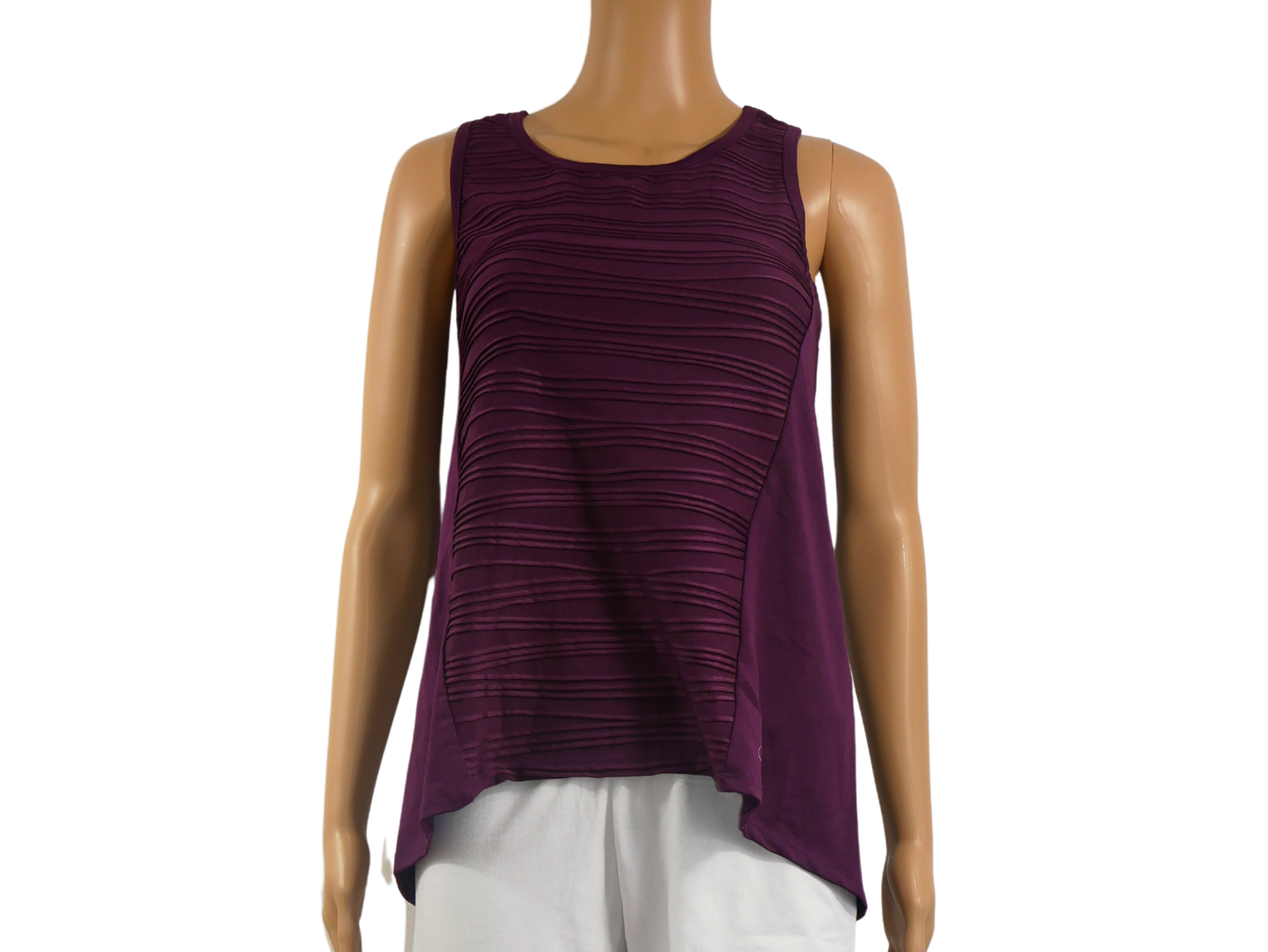OCEAN women's solid color round neck top