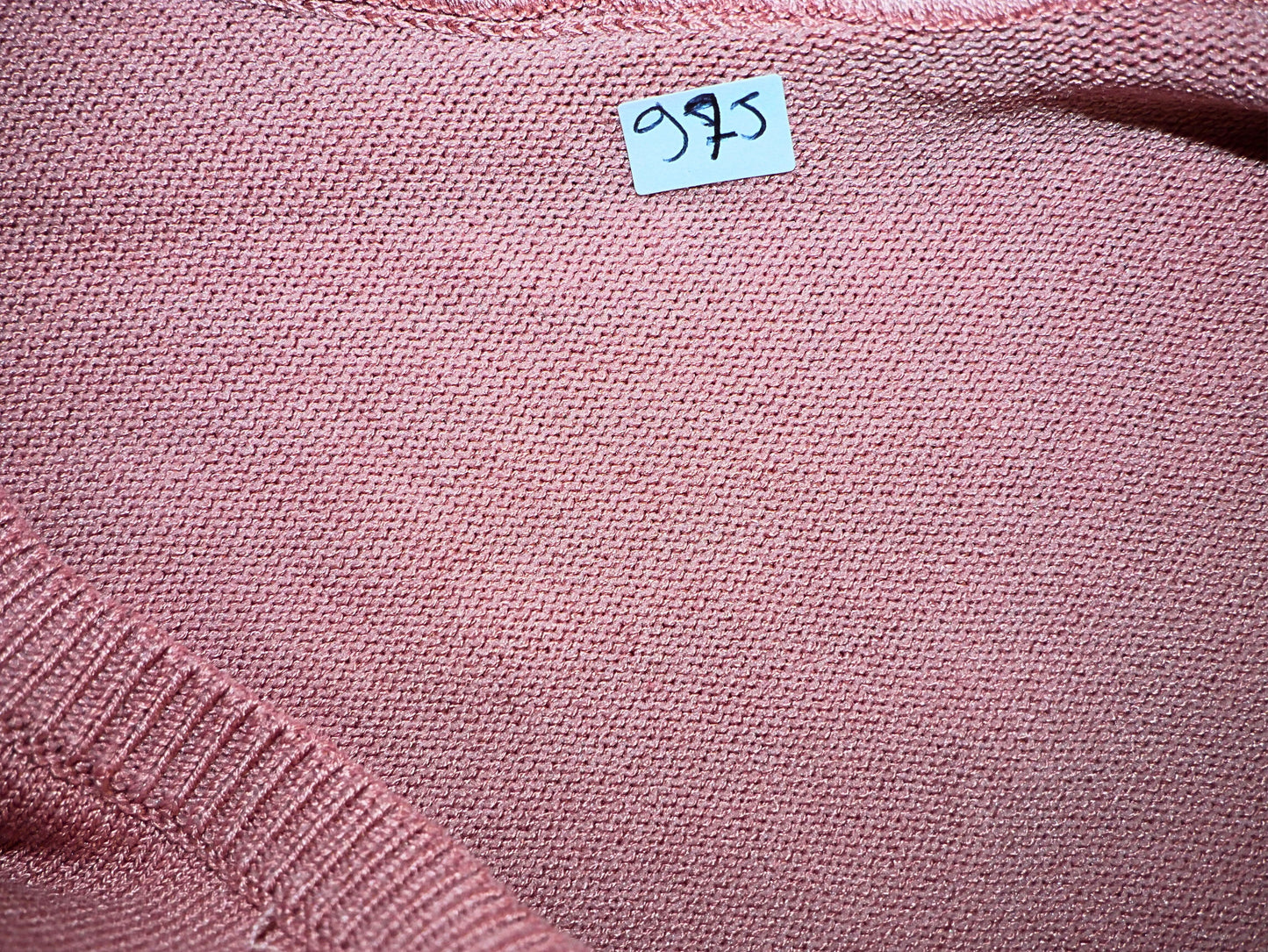 Women's pink mid-sleeved top