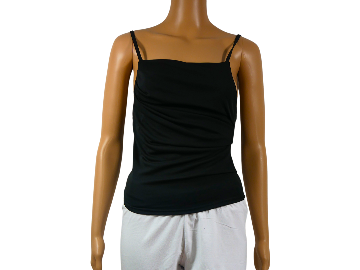 PIMKIE thin strap top with pleated pattern