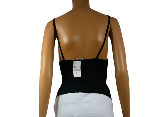 PIMKIE thin strap top with pleated pattern