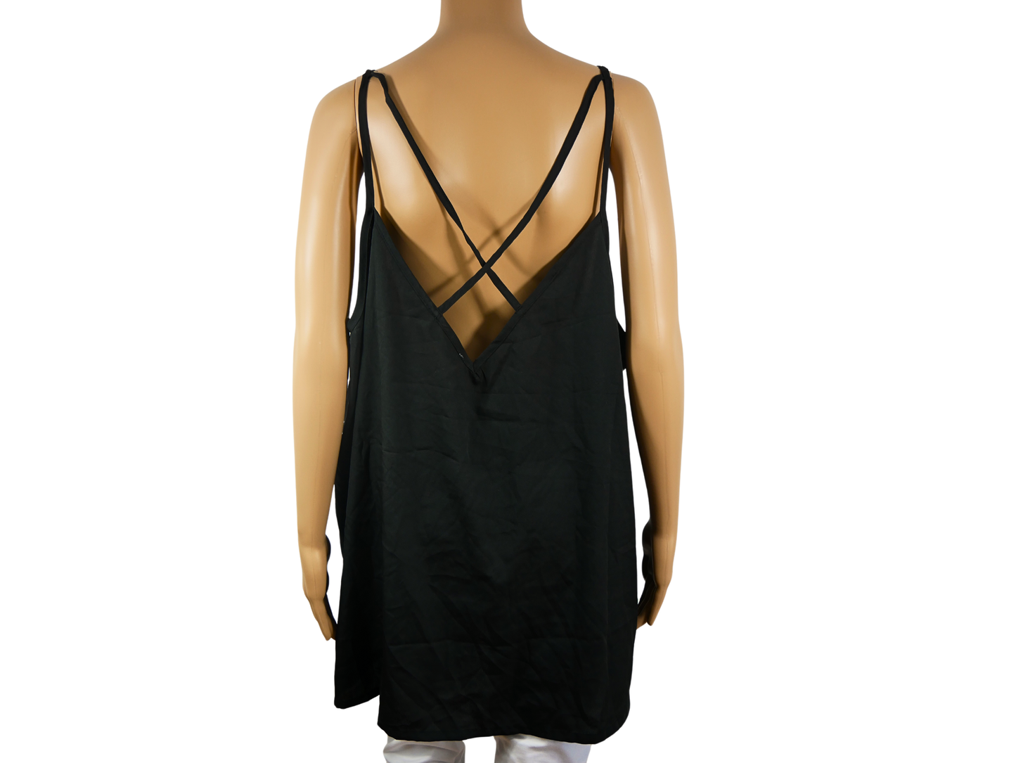 STUDIO black lace camisole top