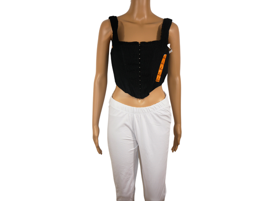 STRADIVARIUS black corser top