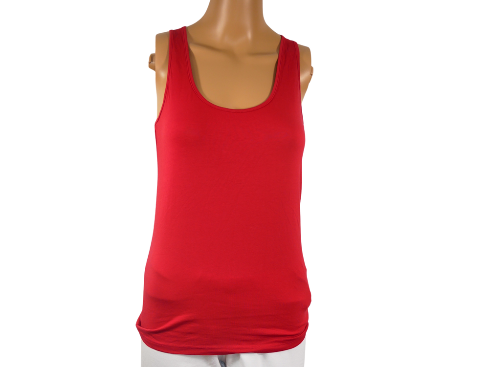 STRADIVARIUS Women's Red Sleeveless Top