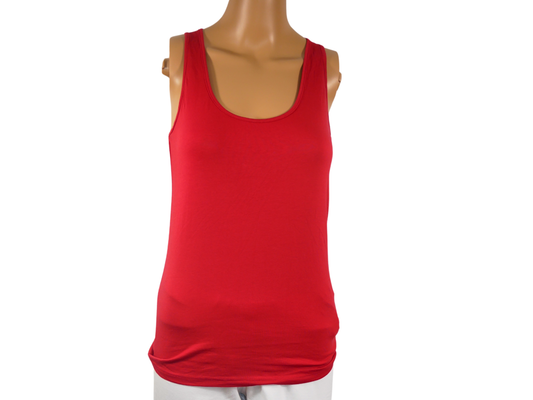 STRADIVARIUS Women's Red Sleeveless Top