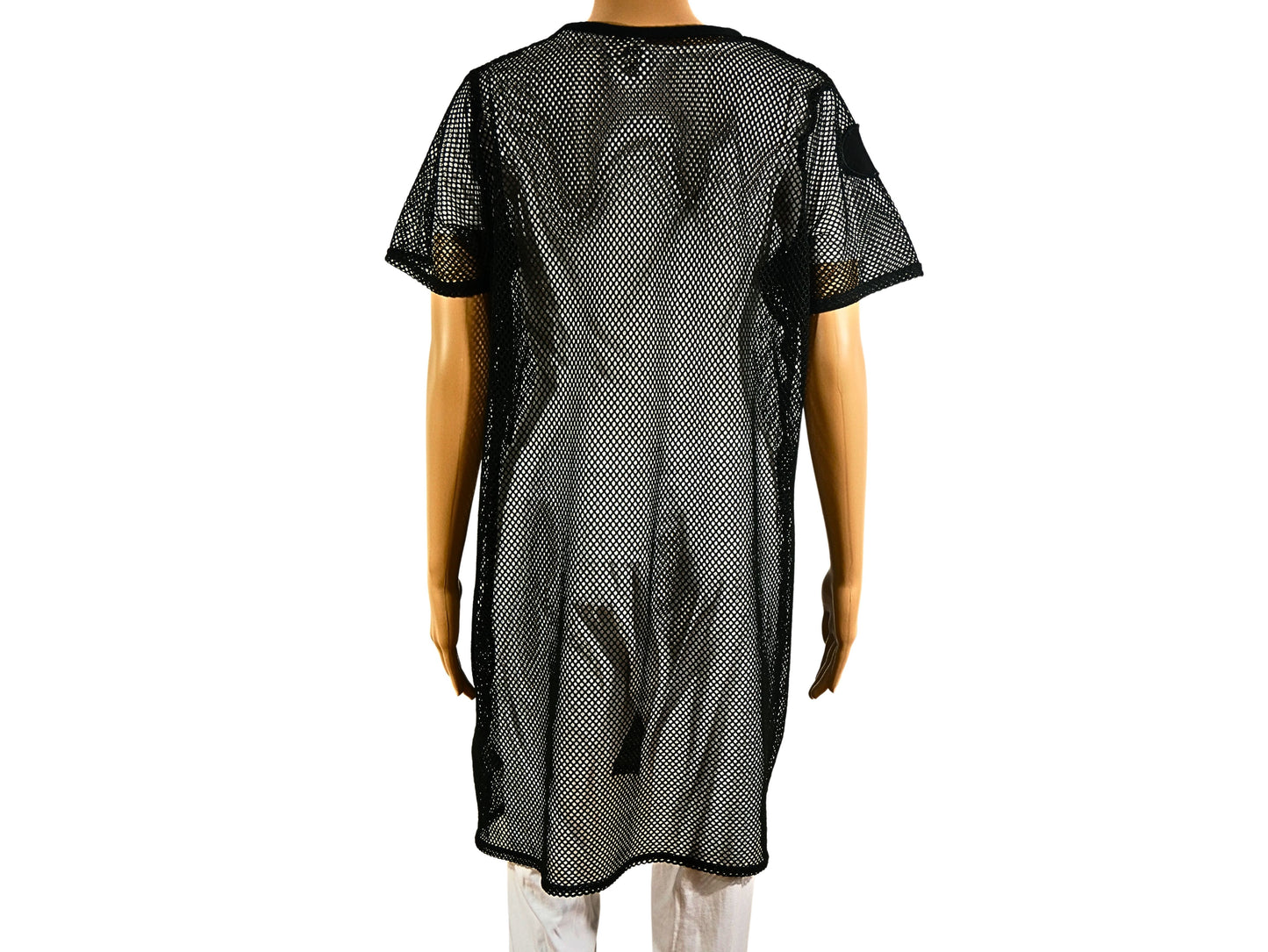 Schwarze transparente Tunika