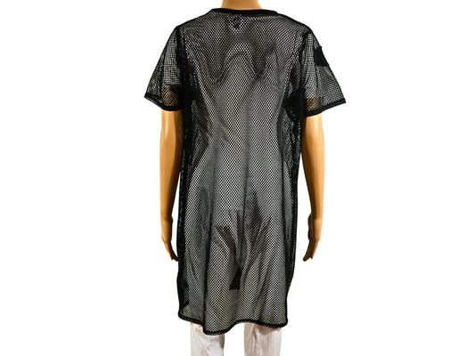 Schwarze transparente Tunika