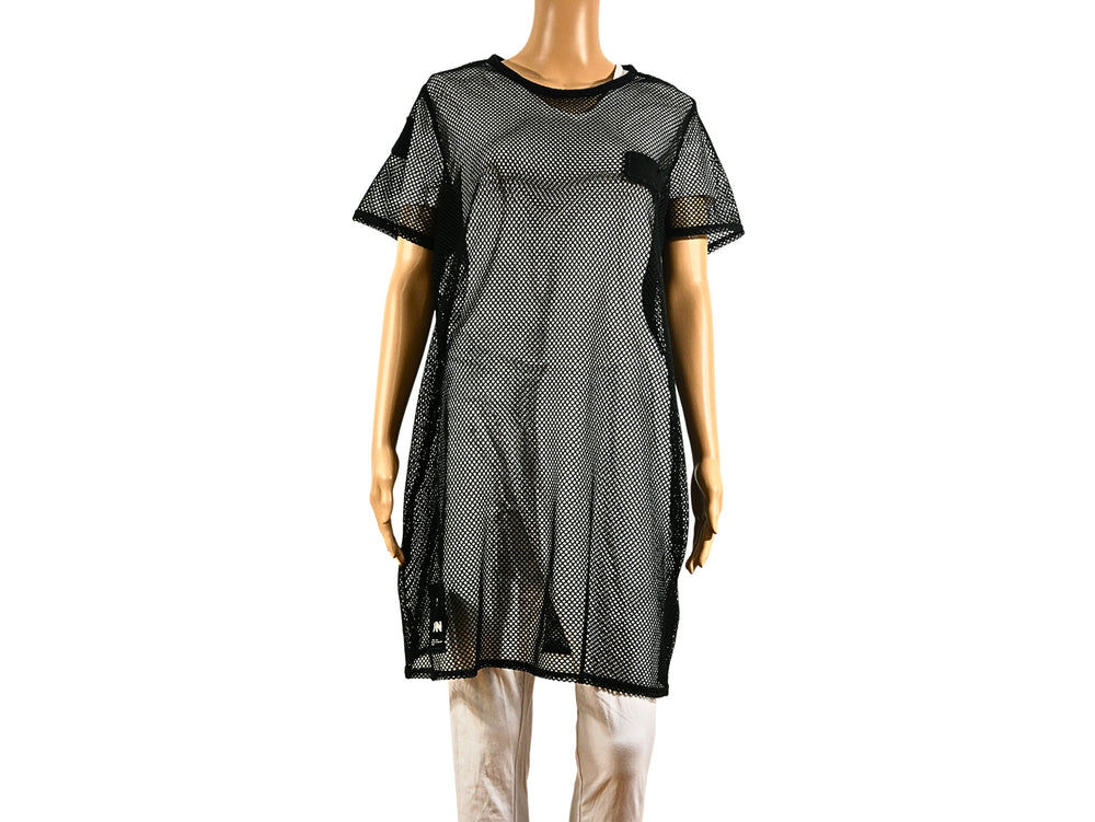 Schwarze transparente Tunika