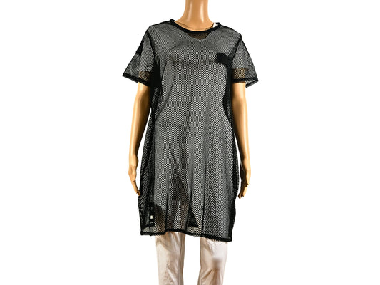 Schwarze transparente Tunika
