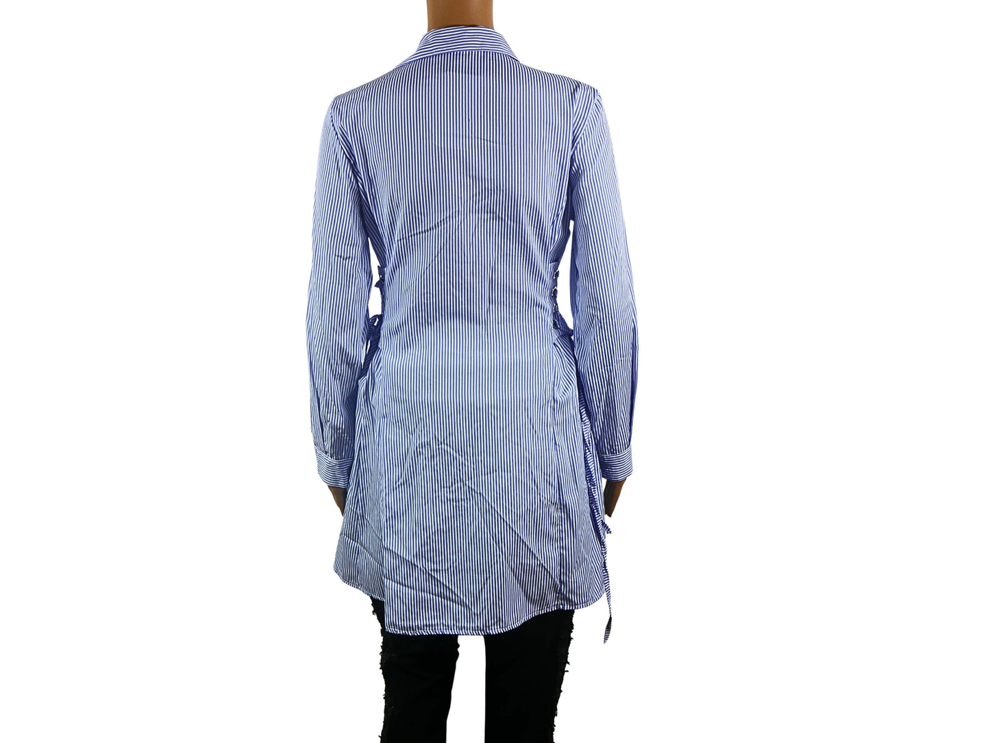 Tunika-Shirt mit Schnürsenkeln