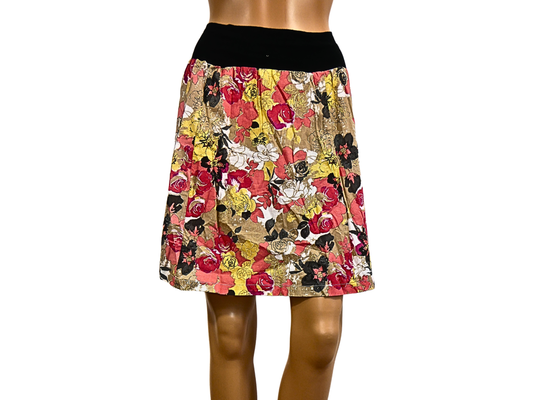 Kurzer Rock mit Blumenmuster von Vero Moda