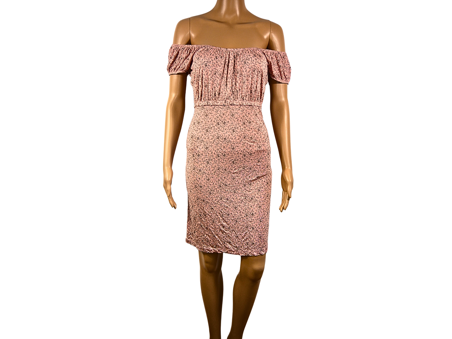 Rosa bedrucktes kurzes Kleid von Vero Moda