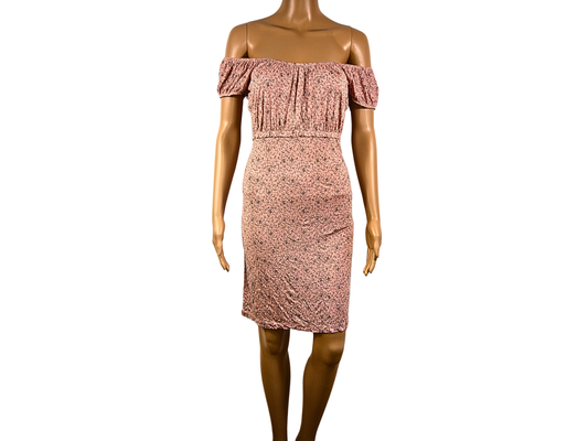 Rosa bedrucktes kurzes Kleid von Vero Moda