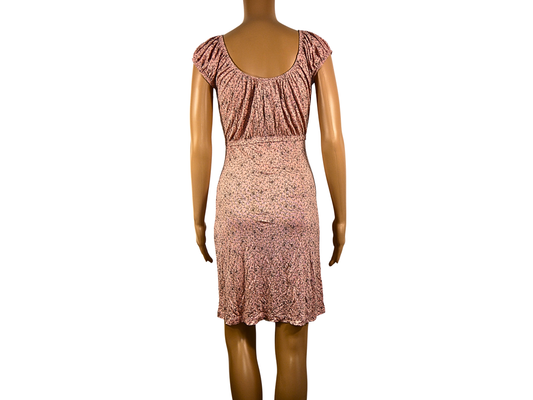 Rosa bedrucktes kurzes Kleid von Vero Moda