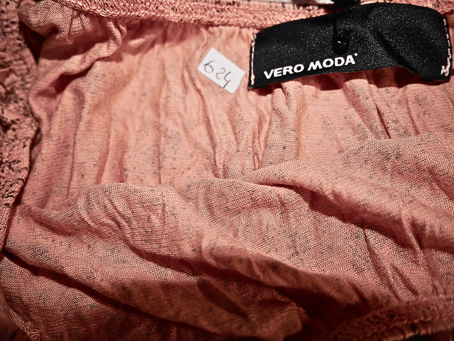Rosa bedrucktes kurzes Kleid von Vero Moda