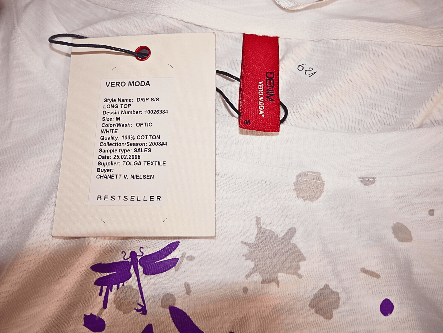 Vero Moda Robe t-shirt blanche