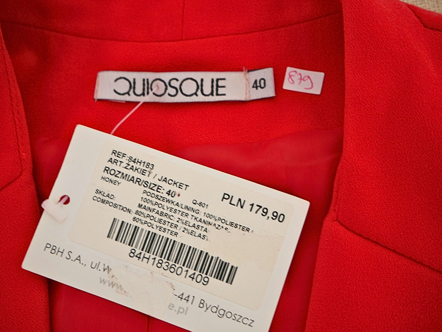Quiosque rote Blazerjacke