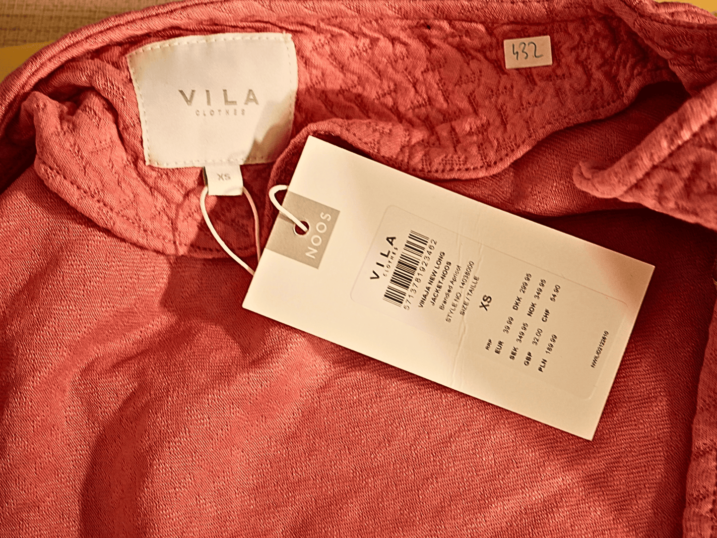 Vila Long jacket Mid-season