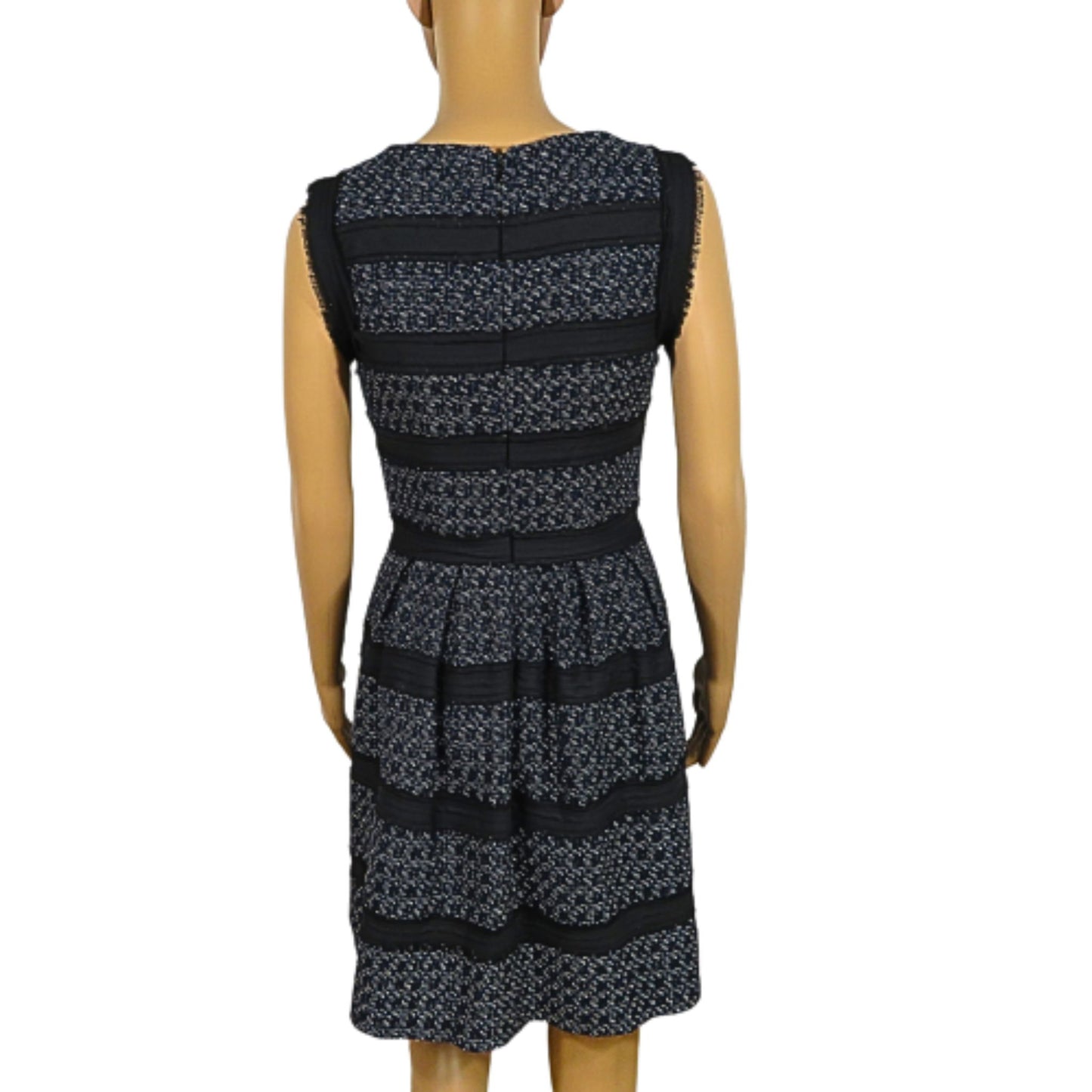 Warehouse Robe évasée en tweed