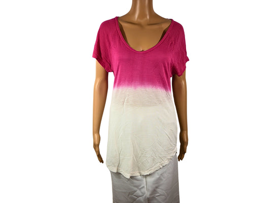 Zweifarbiges Damen-T-Shirt von ZARA – Eleganz und Komfort
