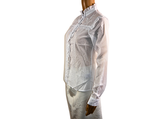 b.young White shirt with embroidery for women