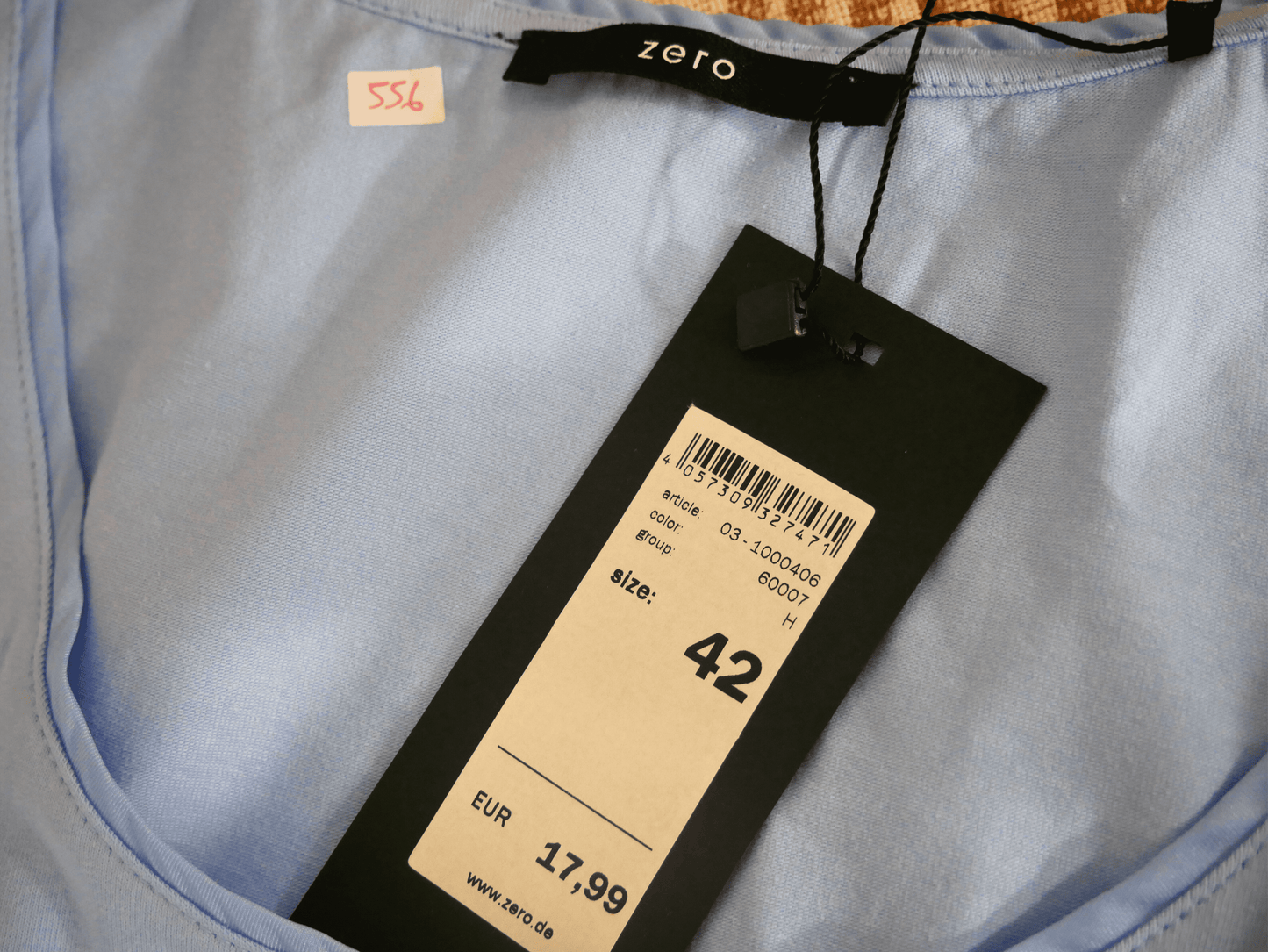 ZERO trendiges ärmelloses blaues Top für Damen