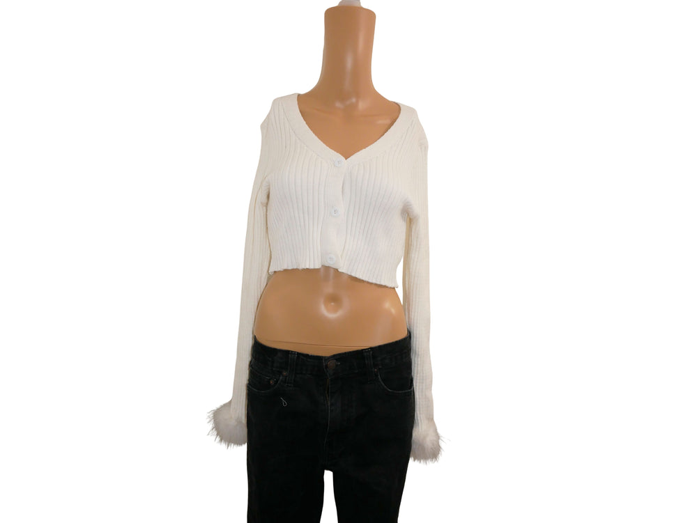 cardigan blanc élégant de SHEIN taille 36