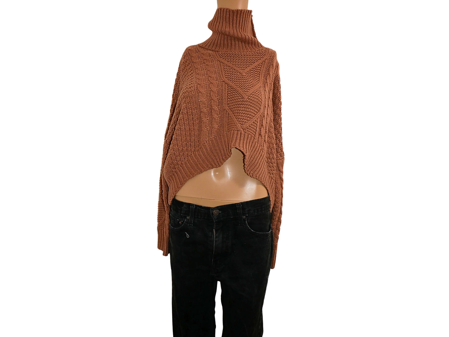 Pull col roulé élégant SHEIN