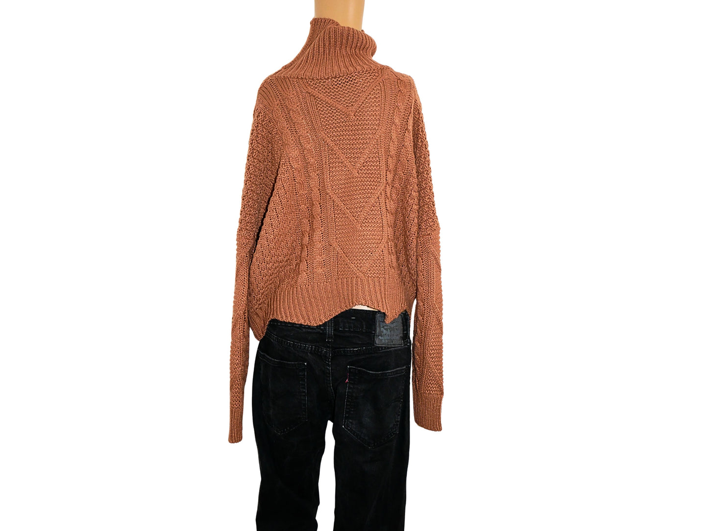 Pull col roulé élégant SHEIN