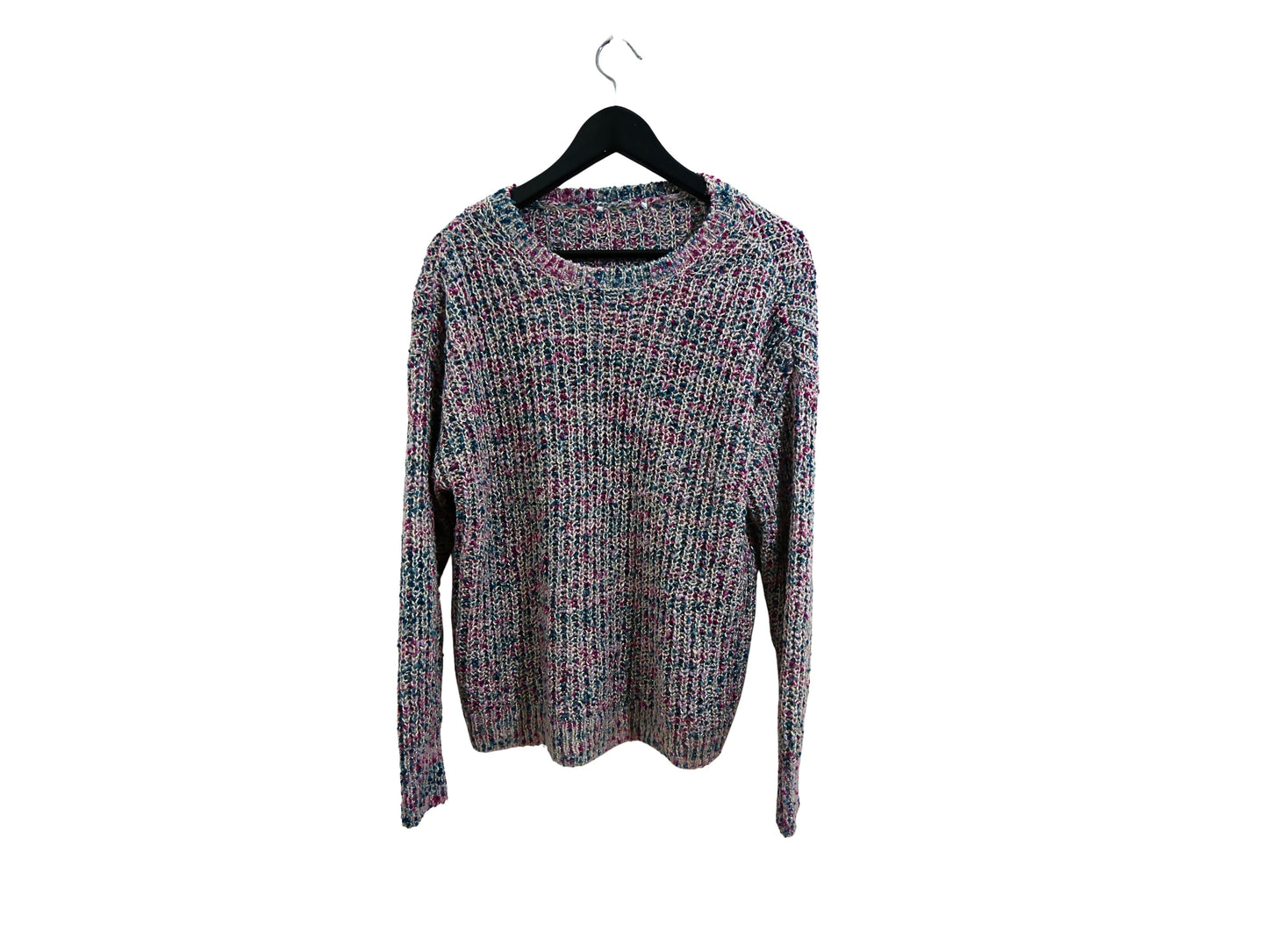 Pull simple en maille multicouleur