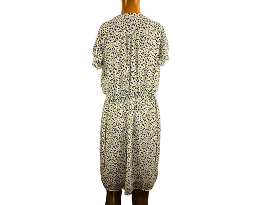 Robe courte imprimée florale H&M