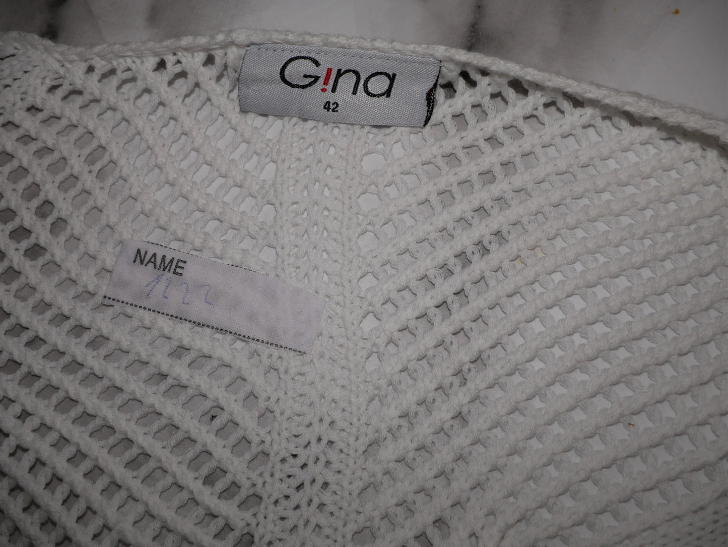 Pullover Gina blanc taille 42