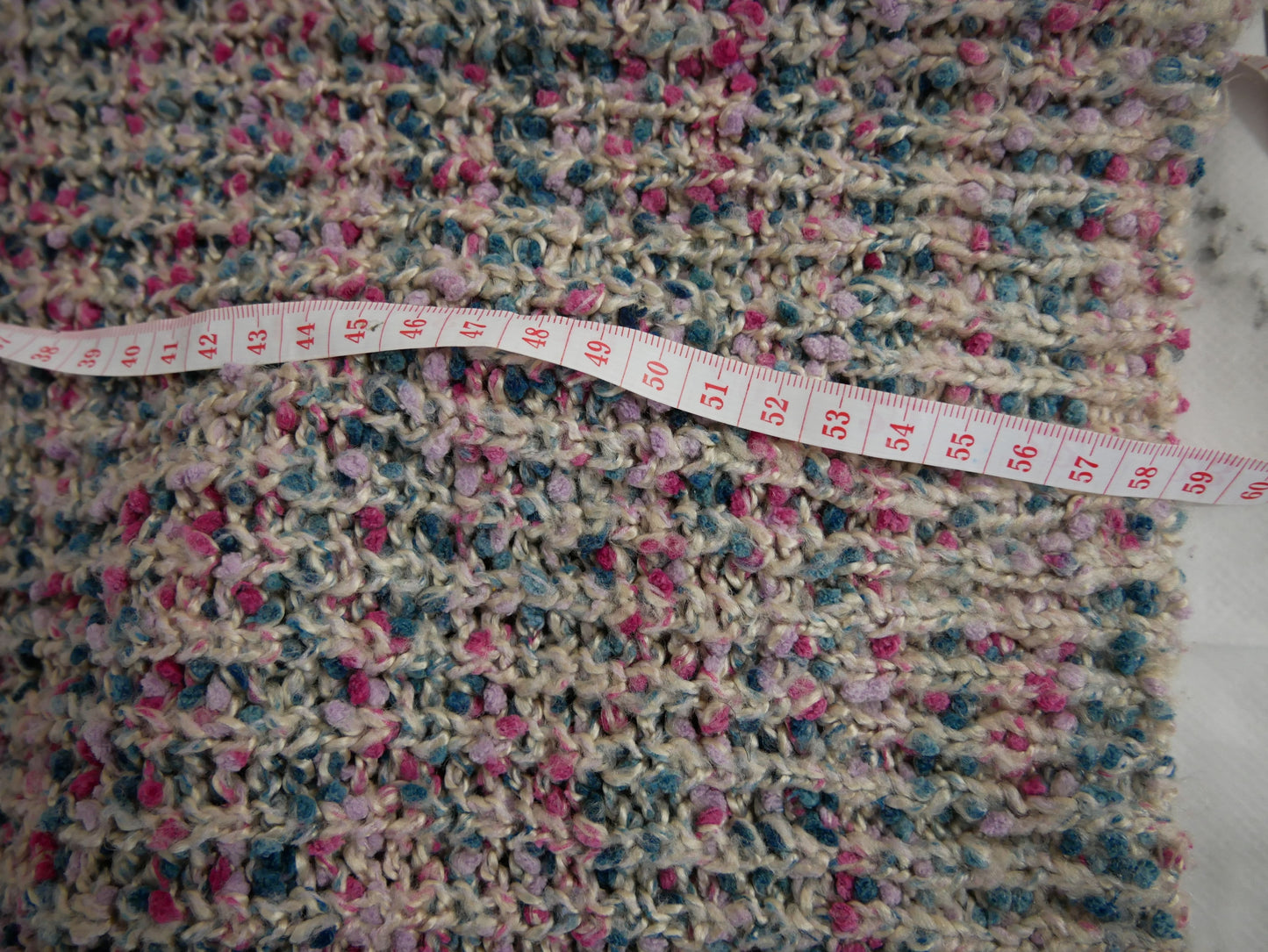 Pull simple en maille multicouleur