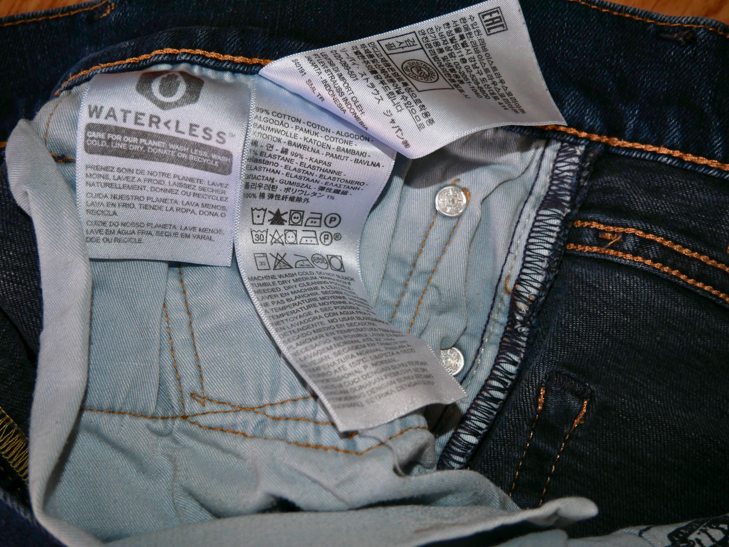 Jean bleu levi's 512 taille W36L32