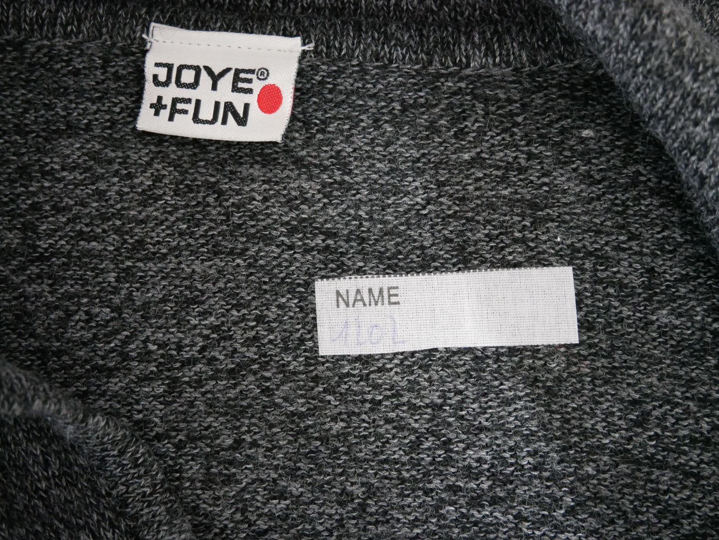 Pullover Joye fun gris taille L