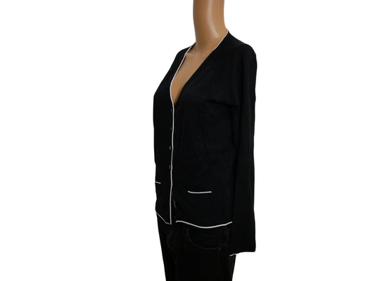 Cardigan bleu marine taille L