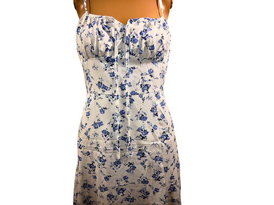 Robe mi-longue d'été imprimée florale
